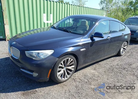 2010 BMW 550I Gran Turismo Gt from USA, damaged, VIN WBASN4C56AC208664